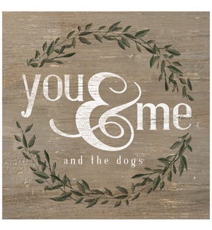 Wood You & Me Wall Plaque