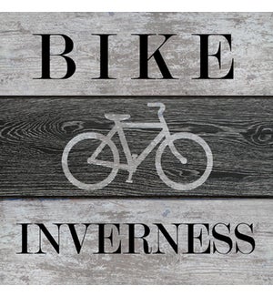 Wood Bike Inverness Wall Plaq