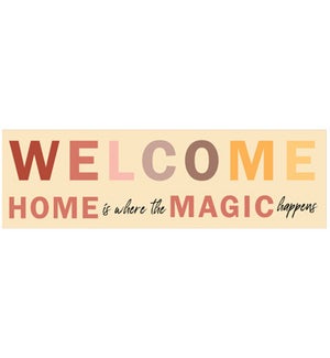 Wood Welcome Wall Plaque