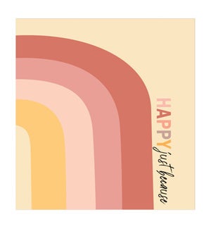 Wood Happy Wall Plaque