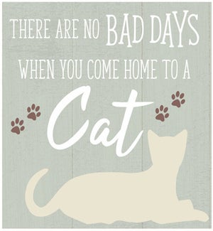 Wood Cat Sign