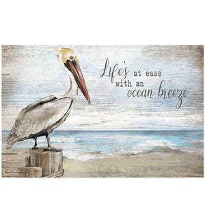 Wood Life's at ease... Wall Plaque