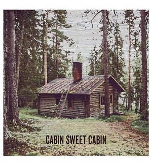 Wood Cabin Sweet Cabin Wall Plaque