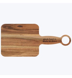 Wood Good Food Serving Board