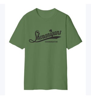 Green St. Patrick's Day T-shirt, Size XXL