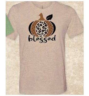 Light Brown Blessed T-shirt, Size S