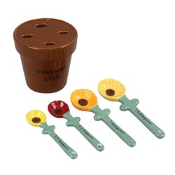 Ceramic Sunflower Measuring Cups Set