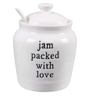 Ceramic Jam Jar