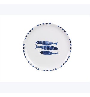 Ceramic Nautical Fish Plate