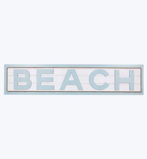 Wood Nautical Beach Wall Sign