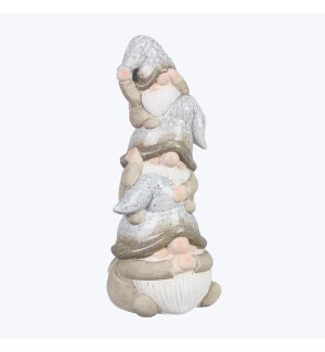 Ceramic Gnome Stack