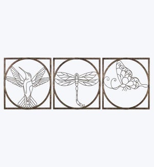 Metal Wall Decor 3 Ast