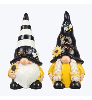 Resin Bee Gnome 2 Assorted