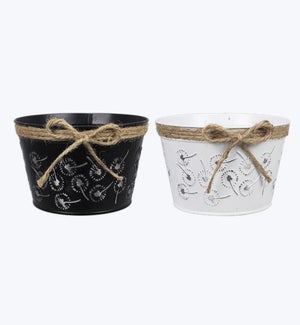 Metal Planter, 2 Ast
