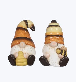Ceramic Bee Gnome 2 Assorted