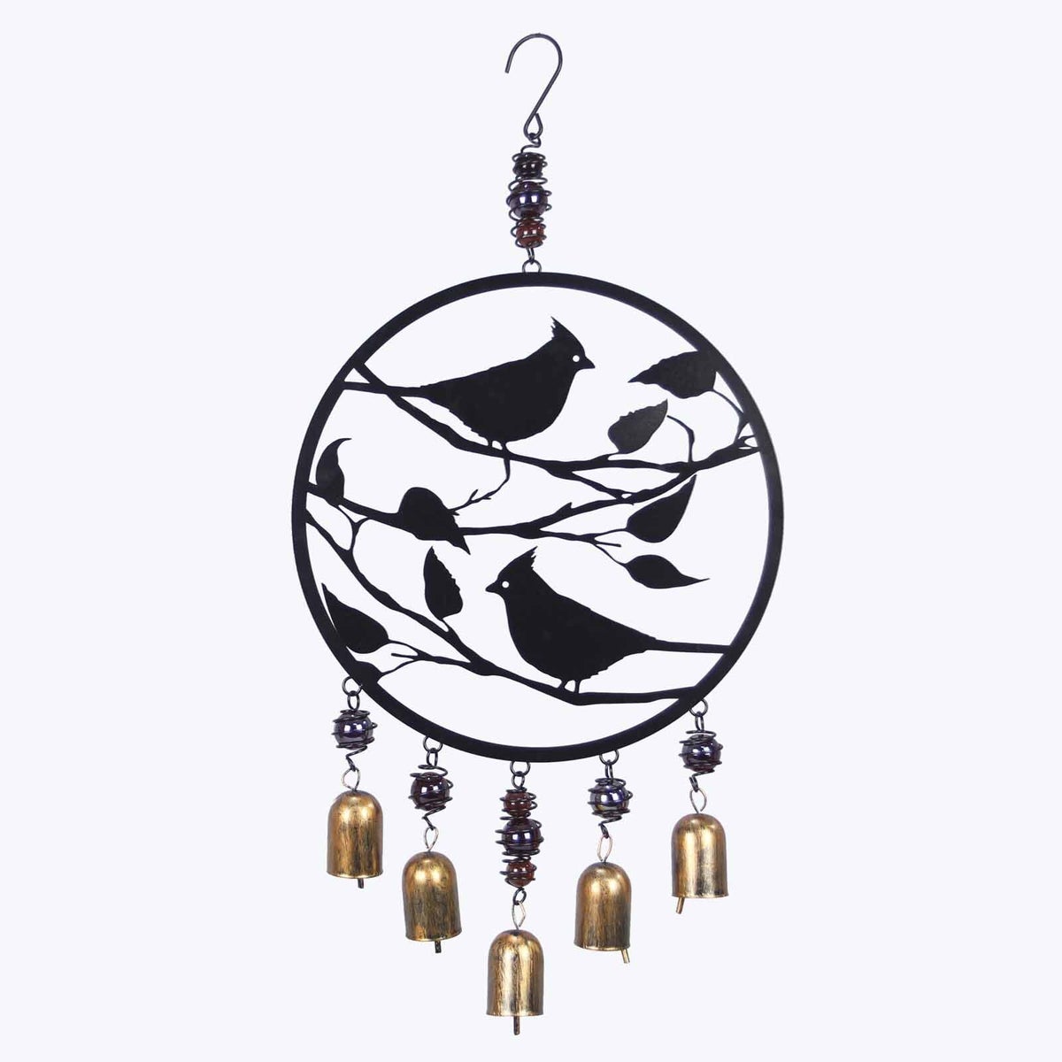 Metal Cardinal Wind Chime