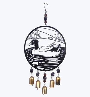 Metal Mallard Duck Wind Chime