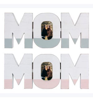 Wood Mom Table Top 2X3 Picture Framed Sign, 2 Assortment