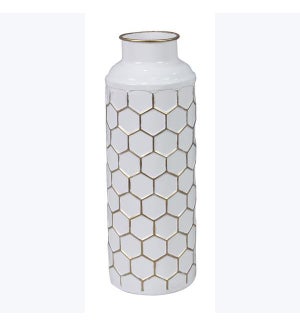 Metal Honey Bee Decorative Vase