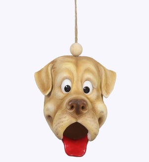 Resin Garden Humor Dog Birdhouse