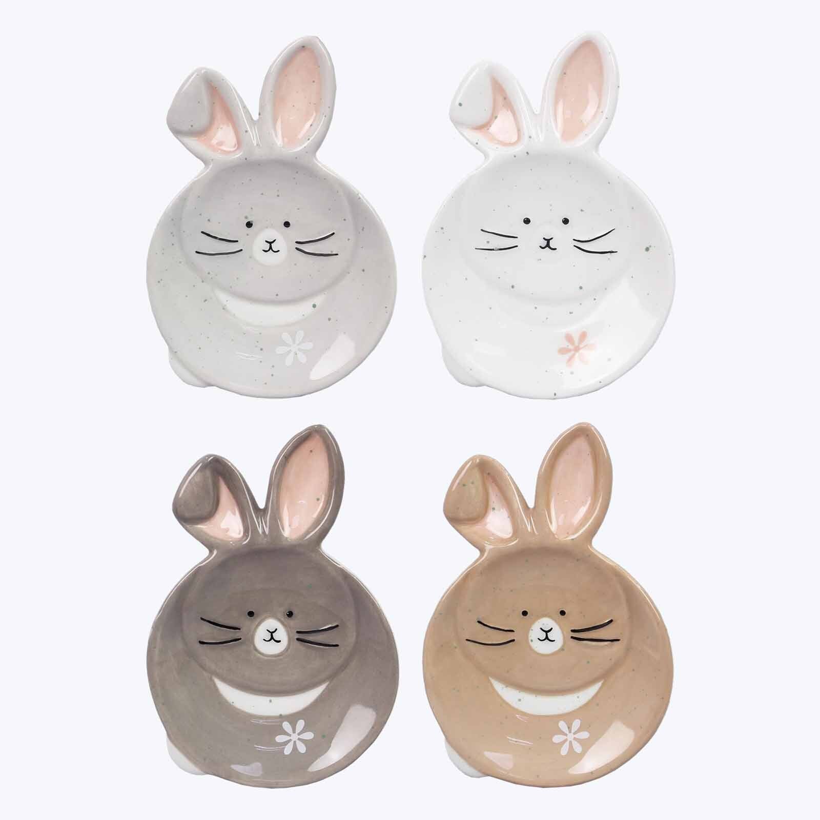 Baker Shop Stacking Bunny Rabbit Measuring Cups Easter Spring Garden Novelty