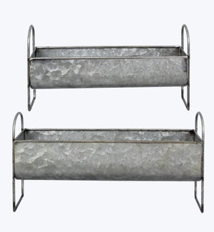 Metal Garden Planter,  2 pc.set