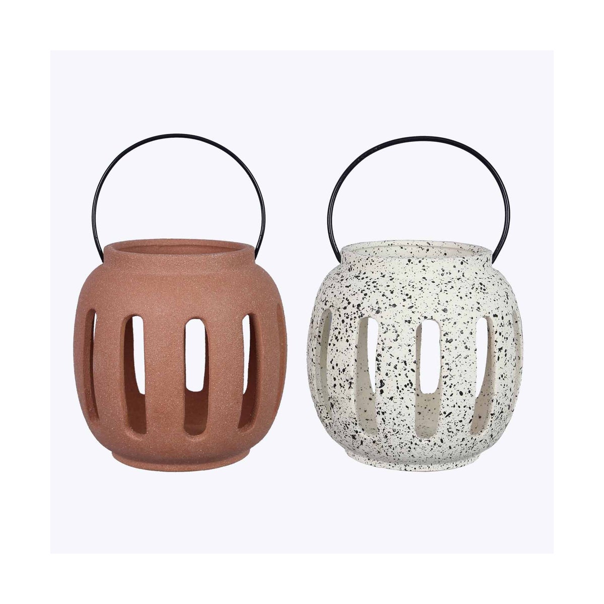 Ceramic Lantern 2 Ast