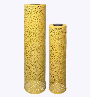 Metal Solar Lantern 2/Set