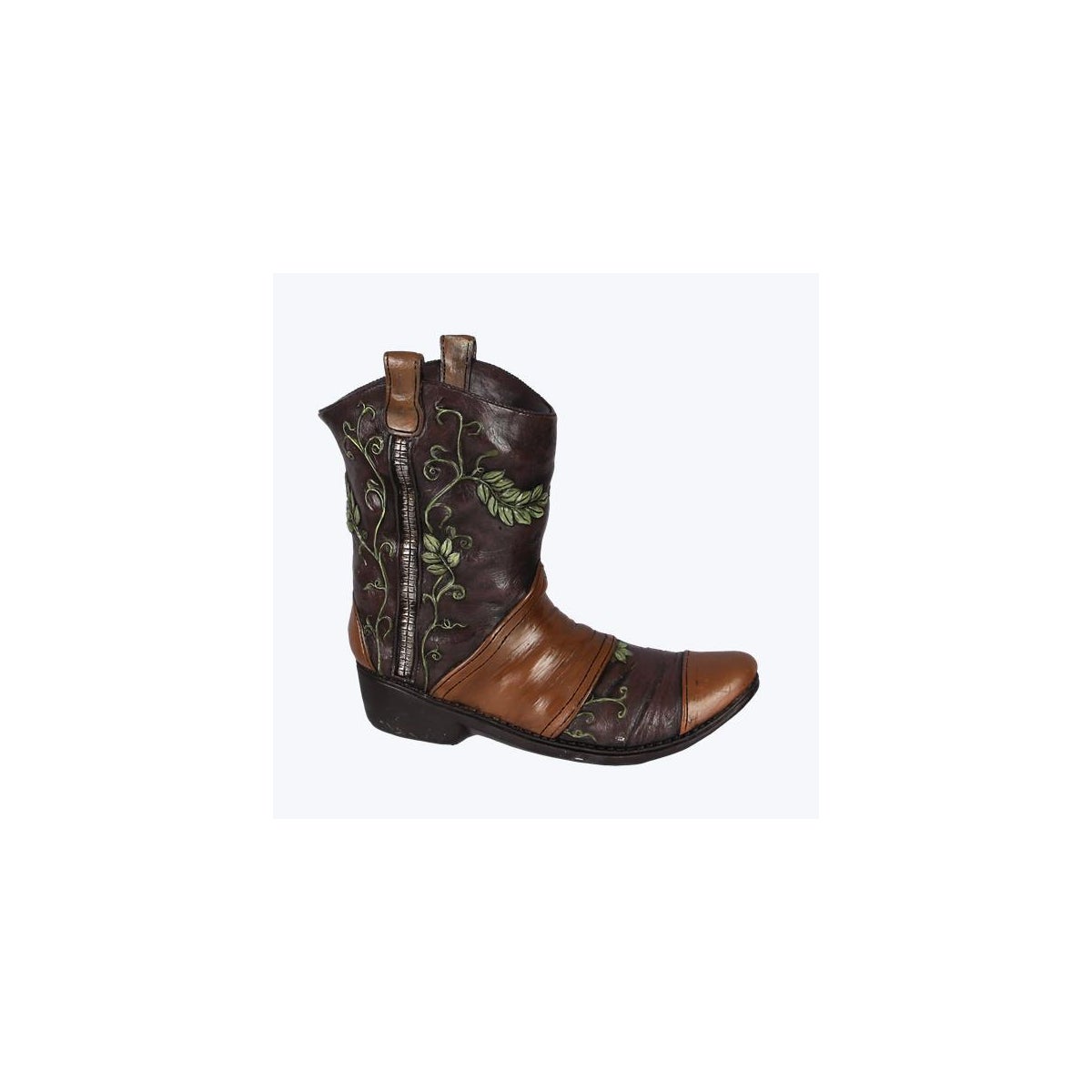 Resin Cowboy Boot Planter