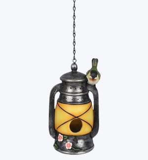Resin Camper Lamp Bird House