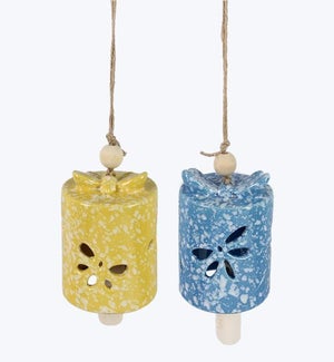Ceramic Dragon Fly Wind Bell 2 Ast