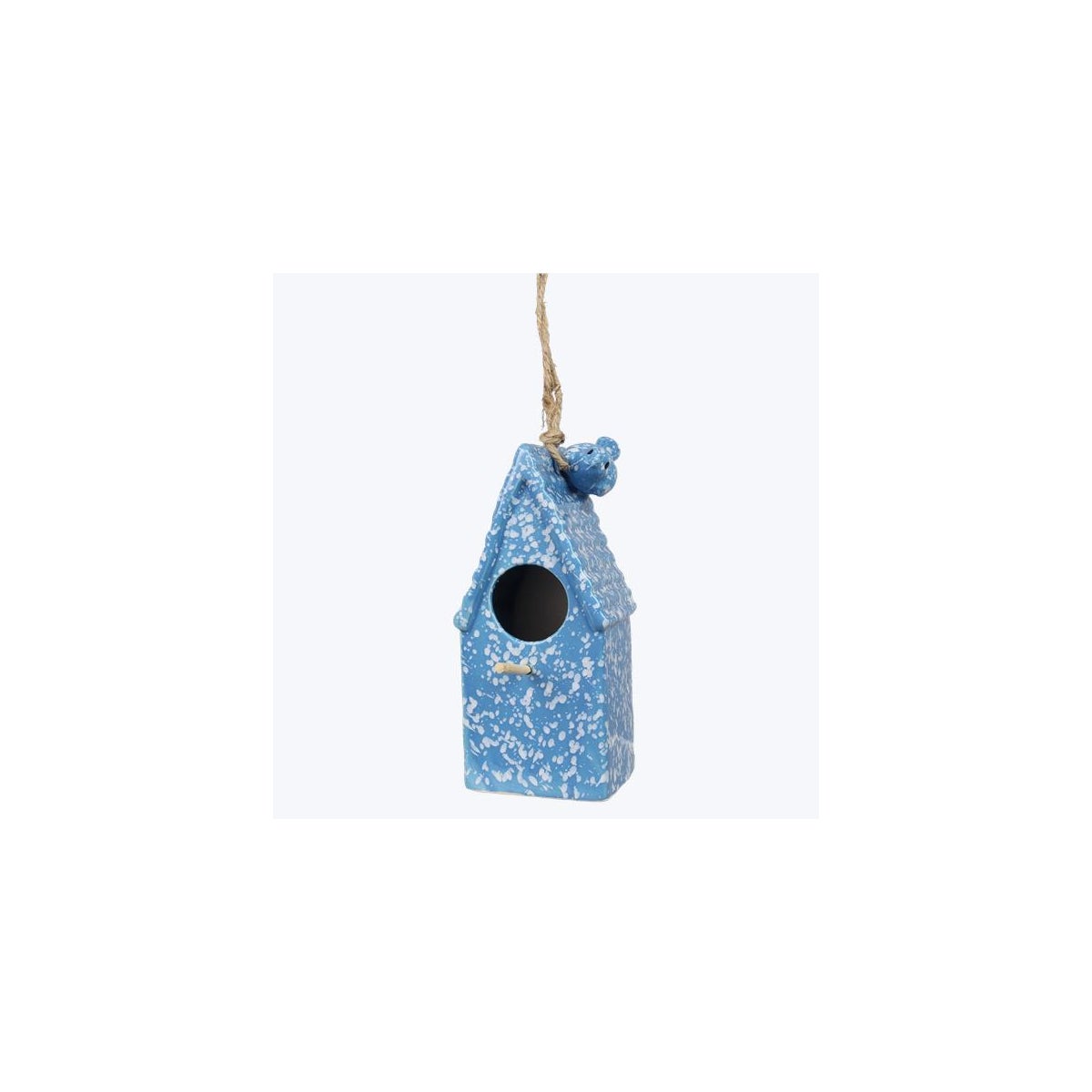 Ceramic Antiqued Bird House