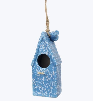 Ceramic Antiqued Bird House