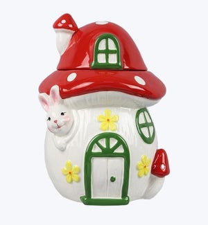 Ceramic Mushroom Cookie Jar