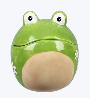 Ceramic Frog Jar