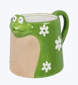 Ceramic Frog Planter
