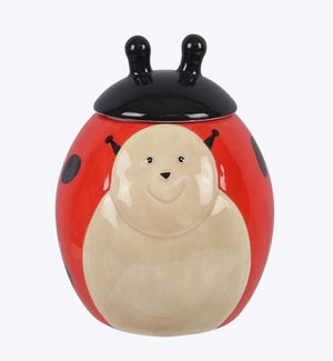Ceramic Ladybug Jar