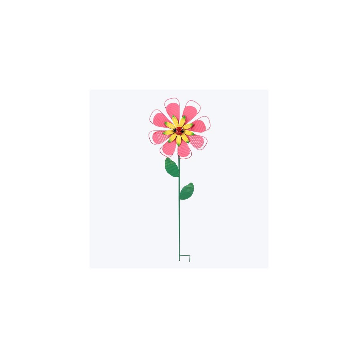 Metal Flower Garden Stake