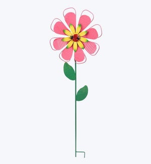 Metal Flower Garden Stake