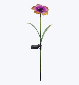 Plastic Solar LED Garden Light Stake