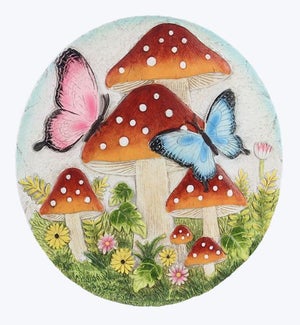 Cement Butterfly/Mushroom Stepping Stone