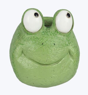 Resin Frog Head Planter