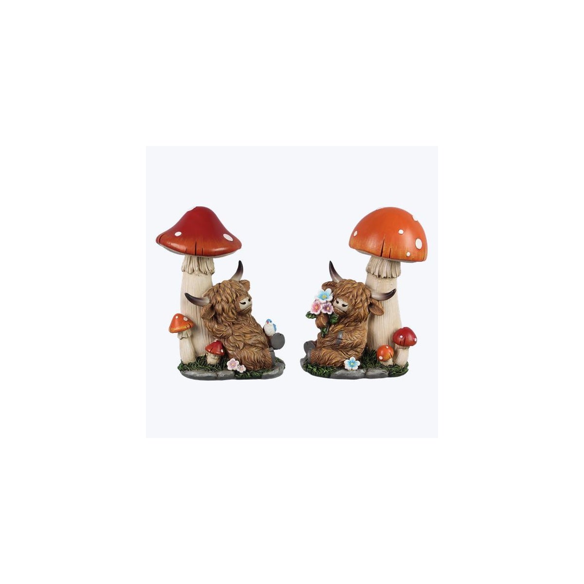 Resin Highland Cows 2 Ast