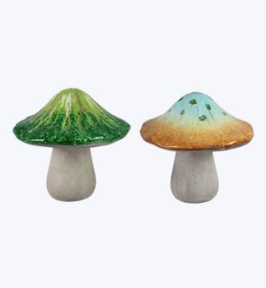 Ceramic Tabletop Mushroom 2 Ast