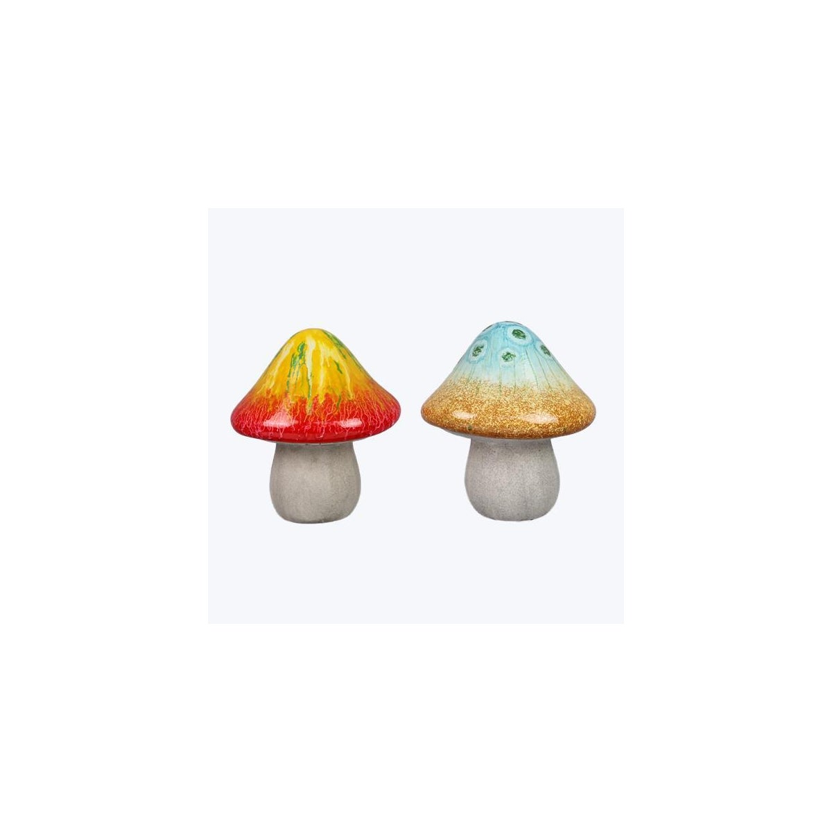 Ceramic Tabletop Mushroom 2 Ast