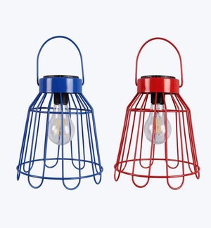 Metal Solar LED Lamp, 2 Ast