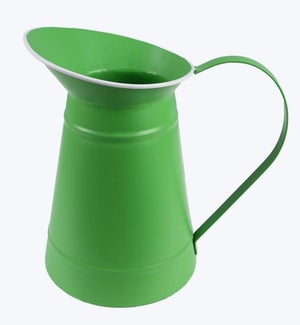 Metal Green Color Garden Water Pitcher