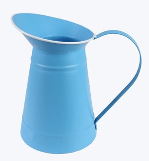 Metal Blue Color Garden Water Pitcher