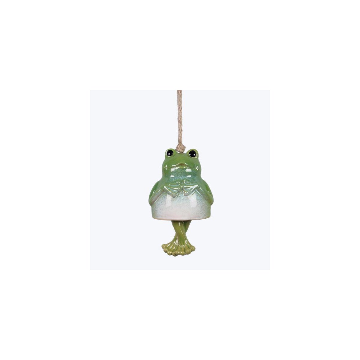 Stoneware Frog Wind Bell