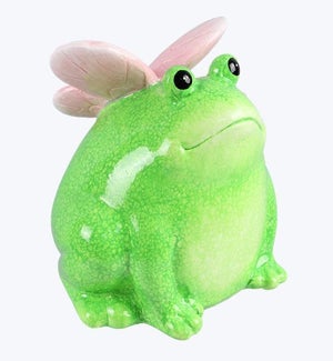 Ceramic Frog Angel Tabletop Decor
